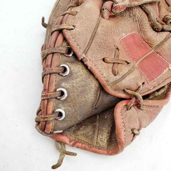 VTG Johnny Walker FG-7222 Baseball Glove Mitt Cowhide Leather Japan Made 10" LHT - Picture 9 of 12